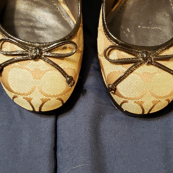 Coach Signature Iyana monogram wedge platform 7.5 - Picture 3 of 8